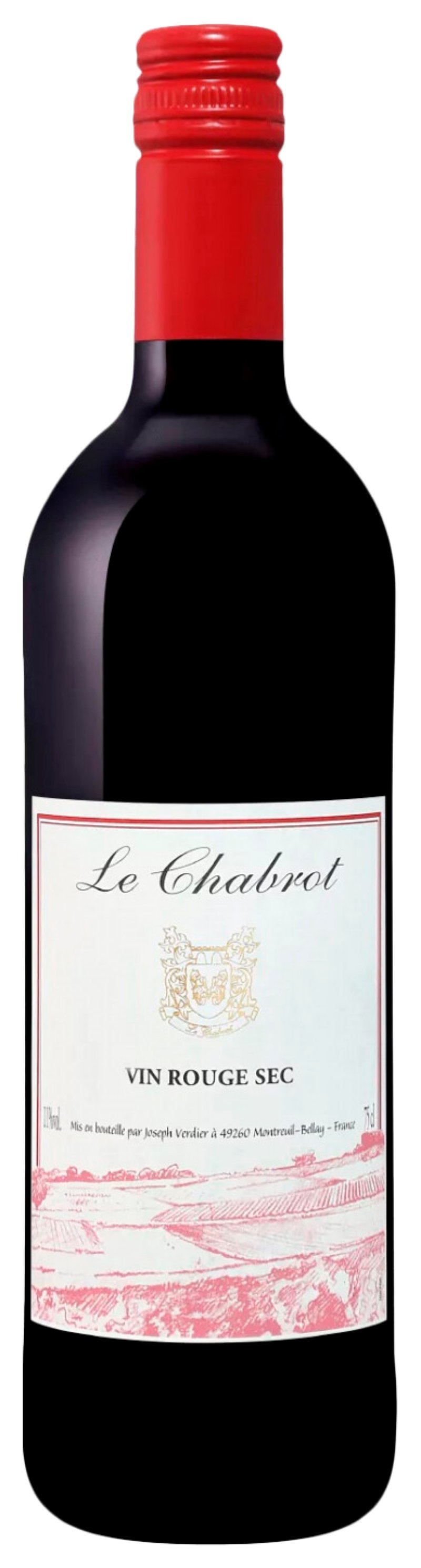 Вино ШАБРО красное сух 11% 0.75л