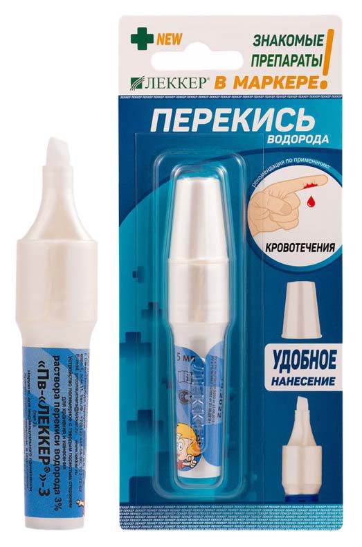 Перекись водорода ЛЕККЕР тип-3 5мл