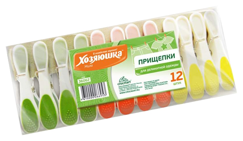 Набор прищепок ХОЗЯЮШКА МИЛА 12шт