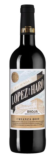 Вино АСЬЕНДА ЛОПЕС ДЕ АРО Крианса красное сух 13.5% ст/б 0.75л