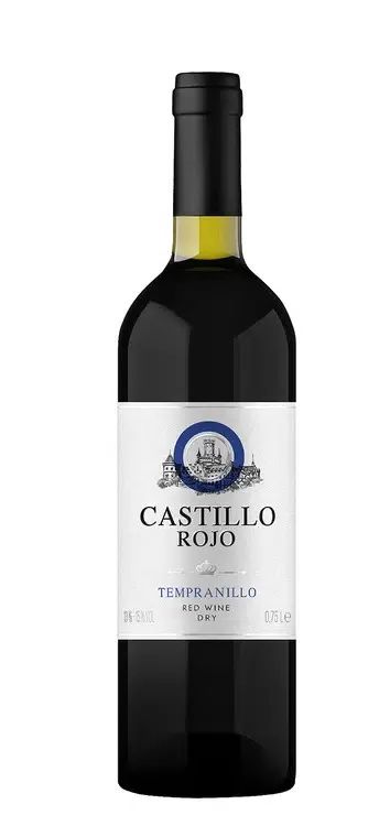 Вино КАСТИЛЬЯ РОХО Темпранильо красное сух 13% ст/б 0.75л