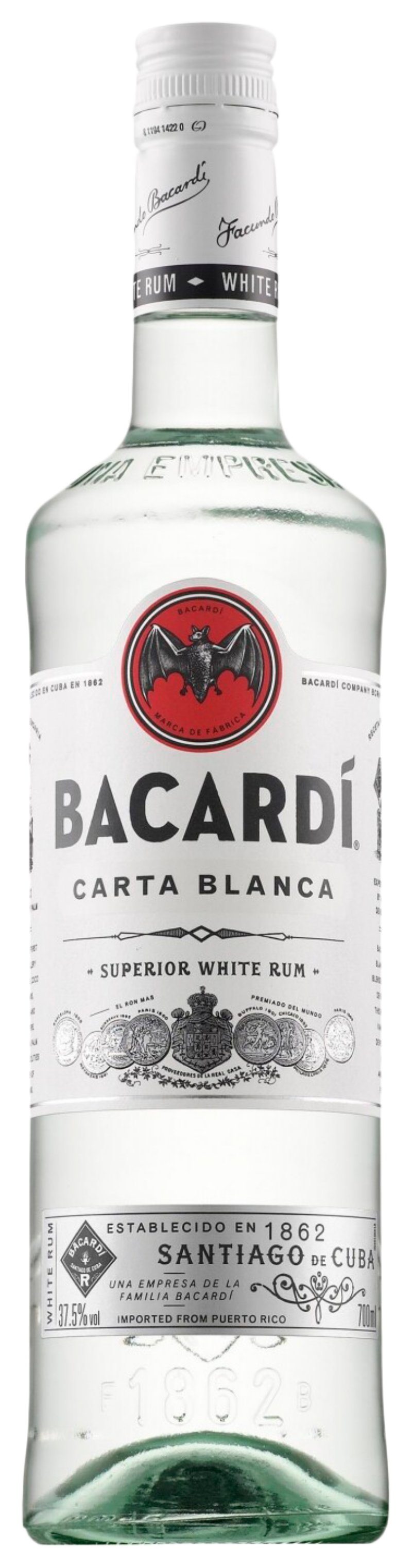 Ром БАКАРДИ Карта Бланка 37.5% ст/б 0.7л