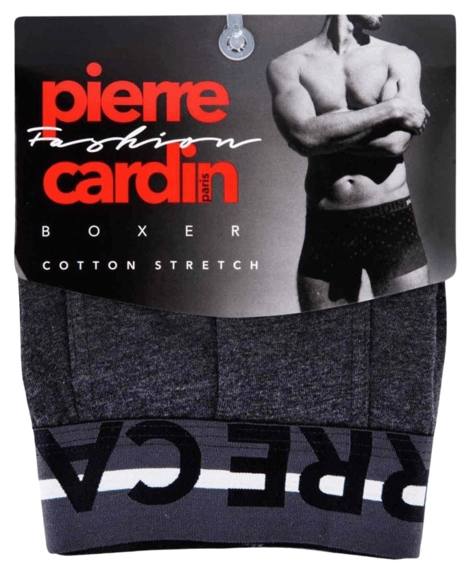 Трусы мужские ПЬЕР КАРДЕН боксеры серые графитовые р.46-48 арт.00119