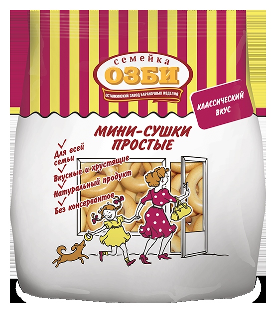 Сушка СЕМЕЙКА ОЗБИ мини 150г