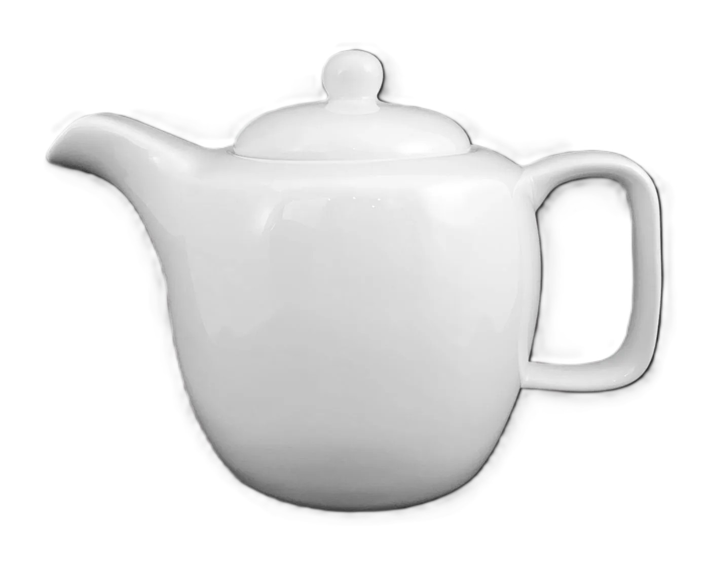 Чайник заварочный НАТАМ фарфоровый белый 400мл арт.5030-6