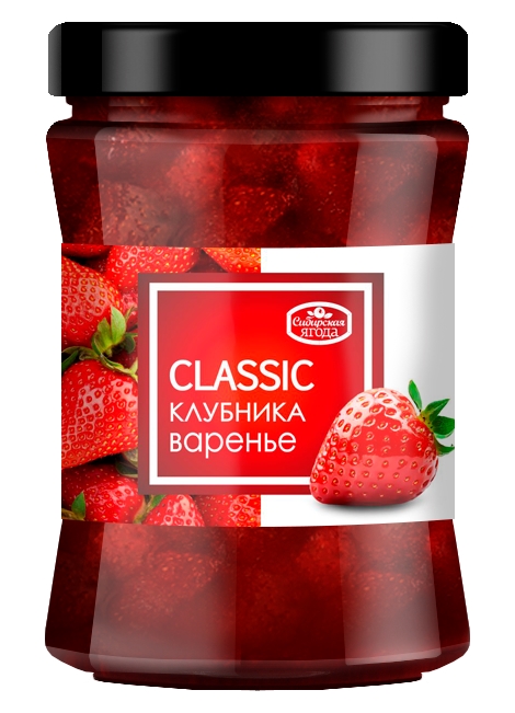 Варенье САВА Клубника ст/б 300г