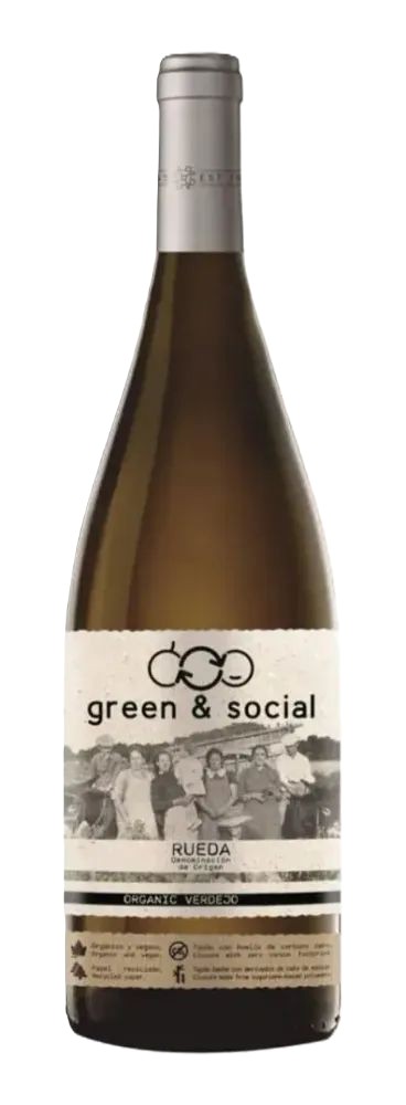 Вино ГРИН&СОЦИАЛ белое сух 13% ст/б 0.75л