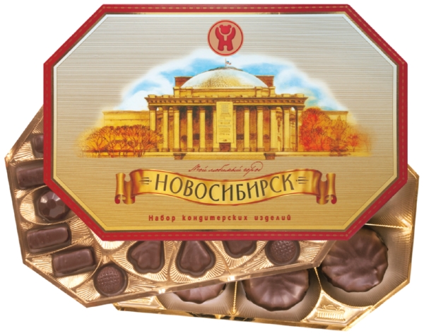 Набор конфет НШФ Мой любимый город Новосибирск 720г
