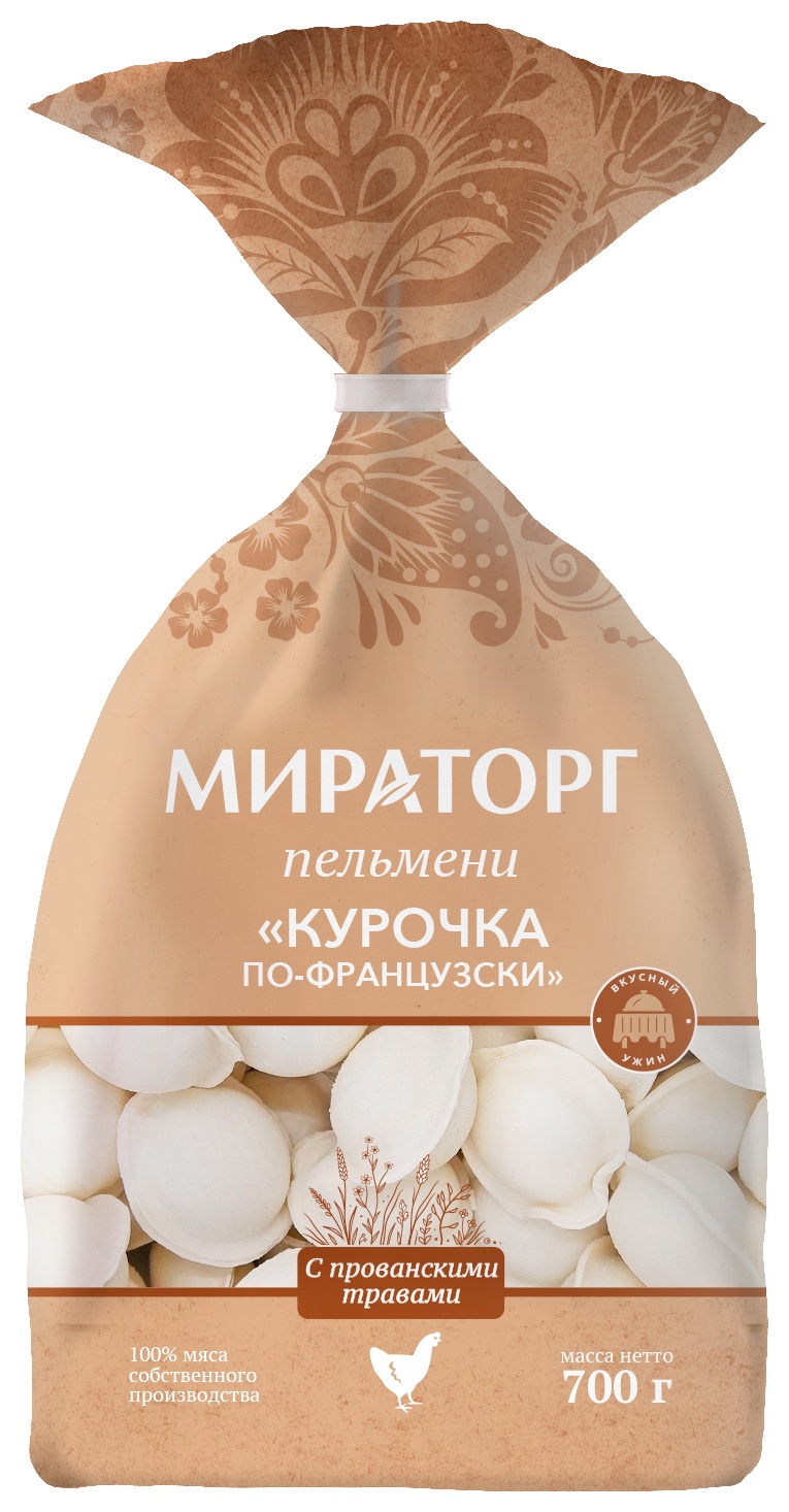 Пельмени МИРАТОРГ Курочка по-французски 700г