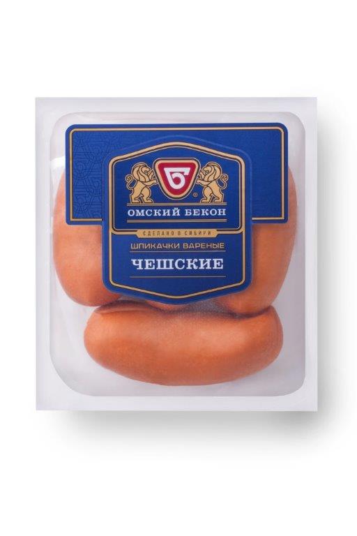 Шпикачки ОМСКИЙ БЕКОН Чешские 400г