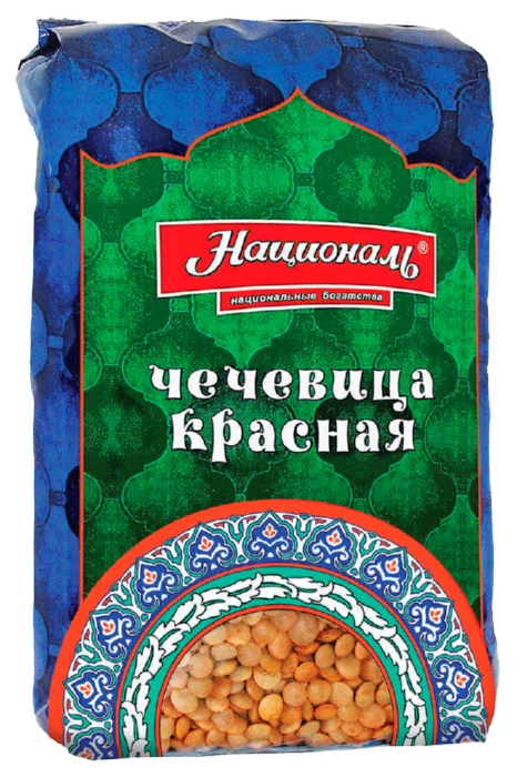 Чечевица НАЦИОНАЛЬ красная м/у 450г