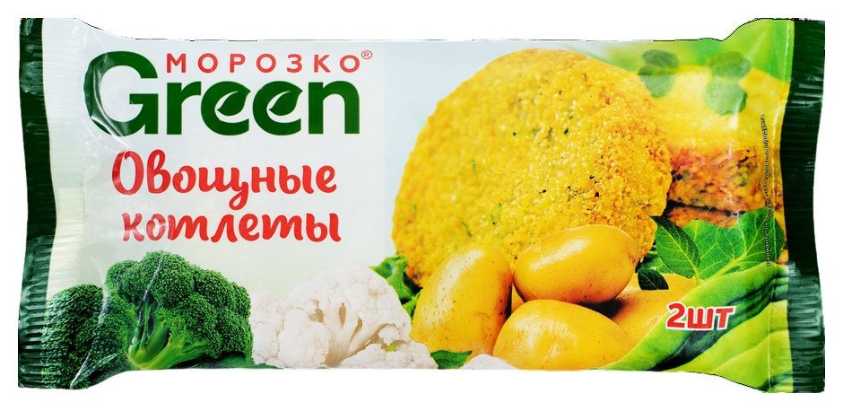 Котлеты МОРОЗКО Грин овощные с/м 150г