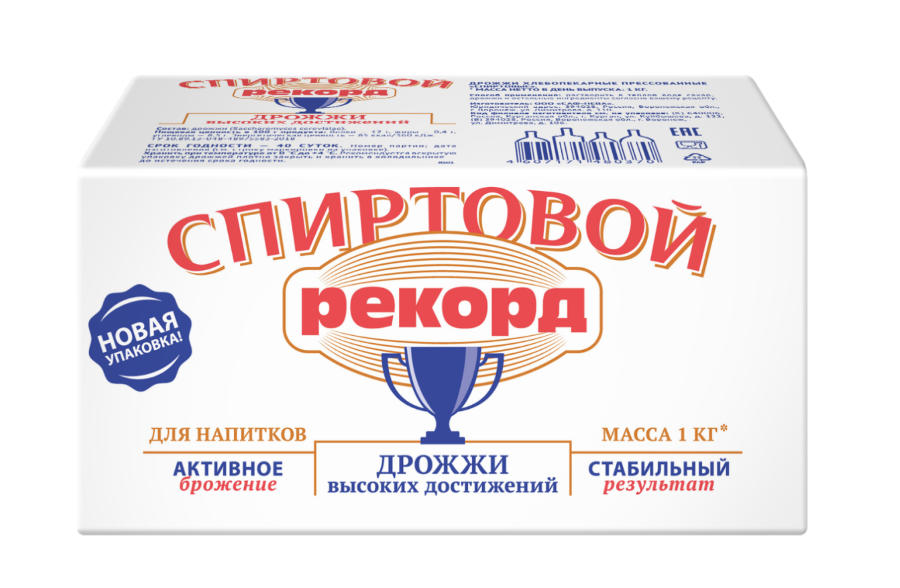 Дрожжи хлебопекарные САФ-НЕВА спиртовые прессованные 1000г