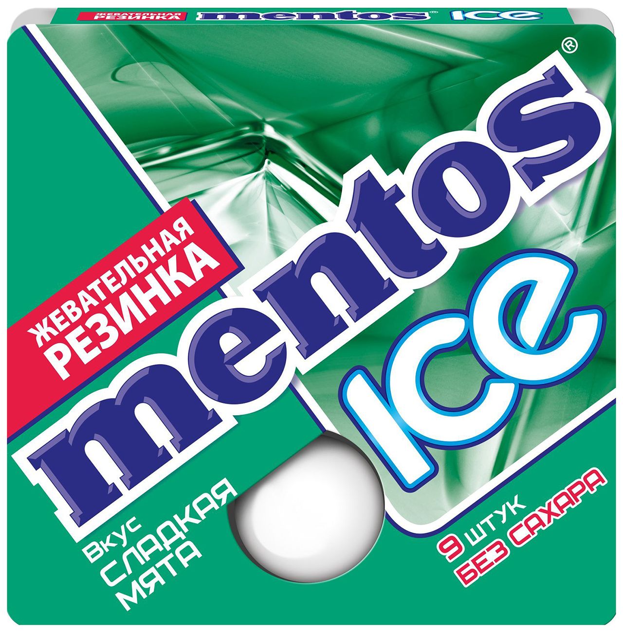 Жевательная резинка МЕНТОС Айс Сладкая мята 12.9г