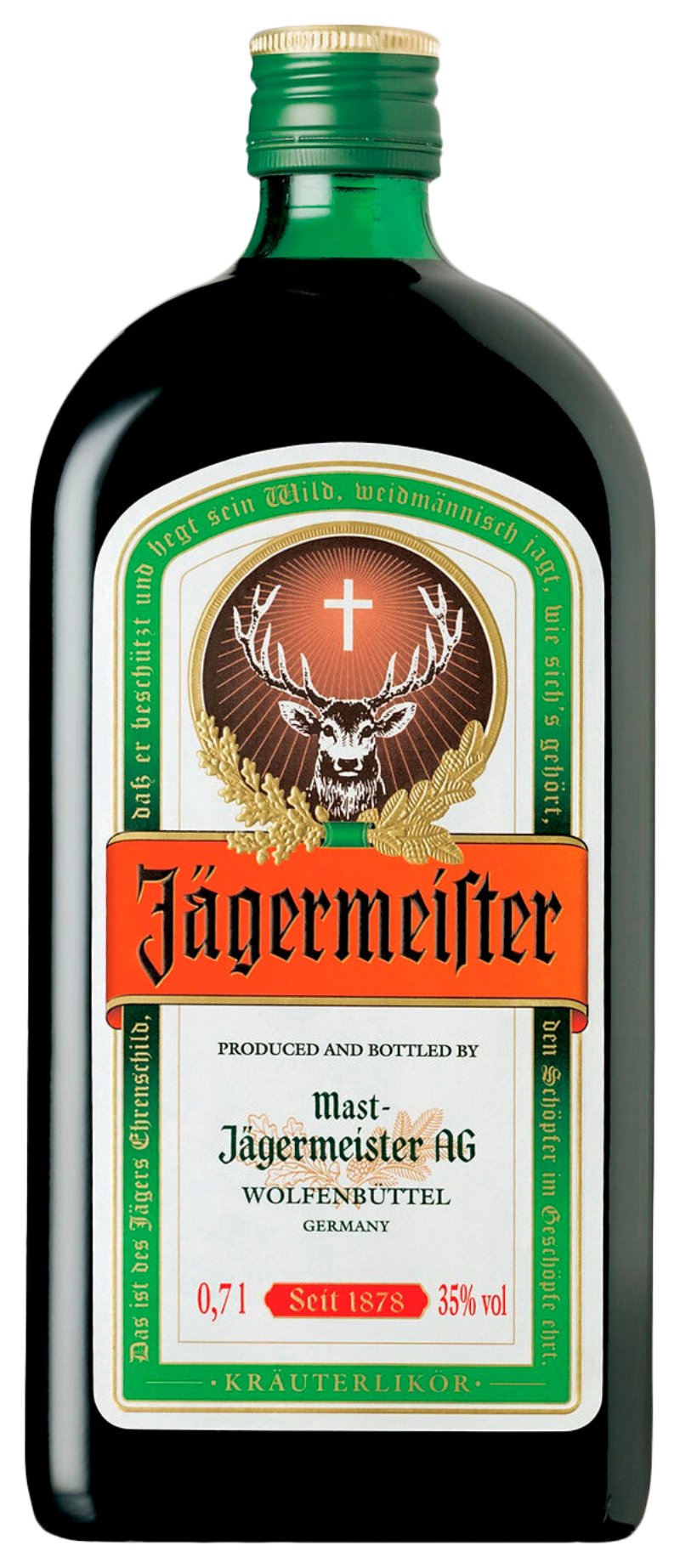 Ликер ЯГЕРМЕЙСТЕР десертный 35% ст/б 0.7л