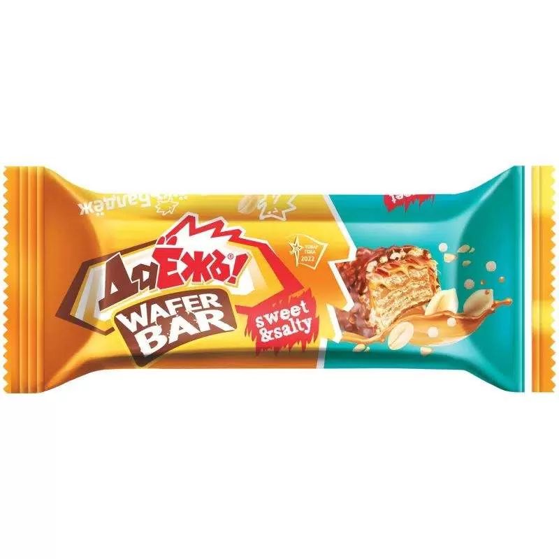 Батончик ЭССЕН ДаЁжъ карамель арахис соленые кранчи 54г