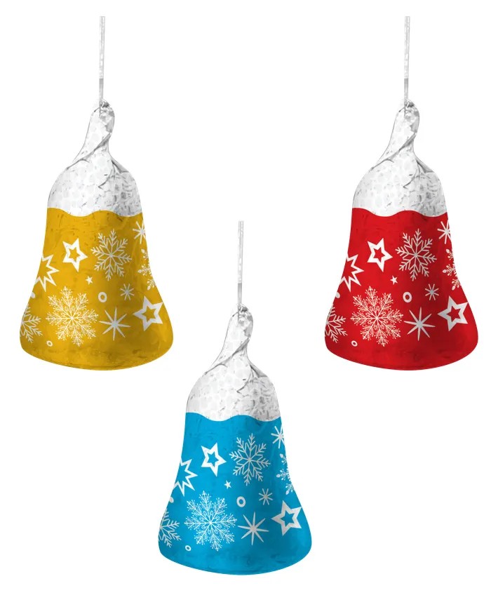 Фигурка шоколадная СЛАДКАЯ СКАЗКА Колокольчик на нитке 15г