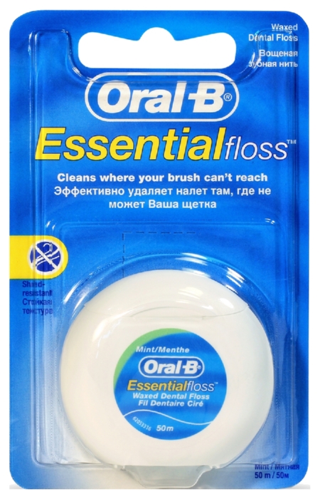 Зубная нить ОРАЛ-БИ мятная 50м