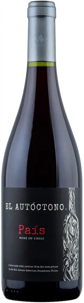 Вино ПАИС ЭЛЬ АУТОКТОНО Секано Интерьор красное п/сух 13.5% ст/б 0.75л