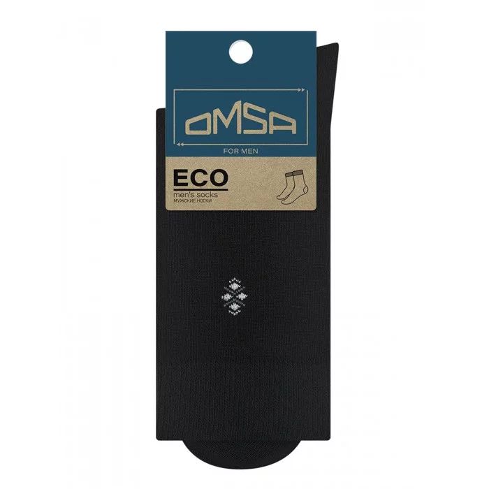 Носки мужские ОМСА Эко черные р.27-29 арт.407