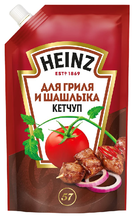 Кетчуп ХАЙНЦ Шашлычный д/пак 320г