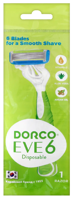 Станок одноразовый ДОРКО Еве 6 женский 1шт