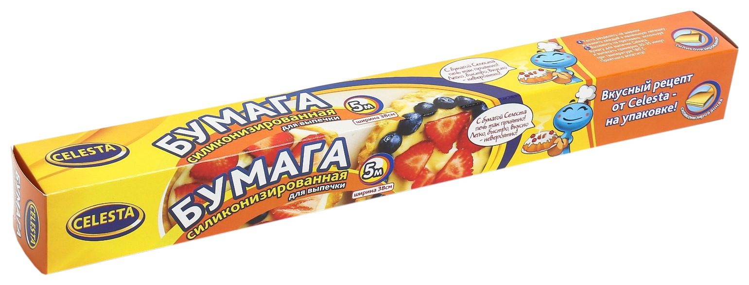 Пергамент для выпечки СЕЛЕСТА антипригарный 5м