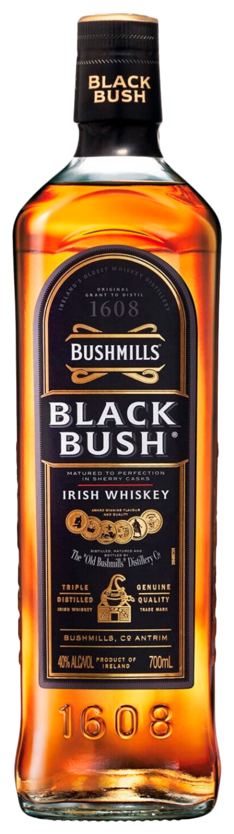 Виски БУШМИЛС Олд Блэк буш 40% ст/б 0.7л