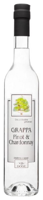 Граппа ПИНО ЭНД ШАРДОНЕ Вилла дель Додже 40% ст/б 0.5л