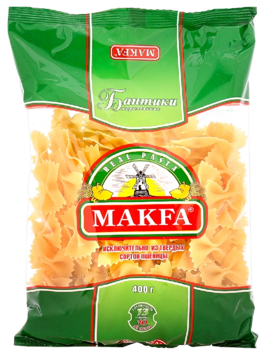 Мак.изделия МАКФА Королевские бантики м/у 400г