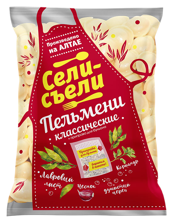 Пельмени СЕЛИ-СЪЕЛИ Классические 800г