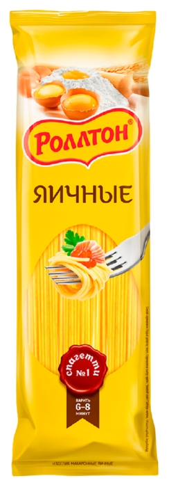 Мак.изделия РОЛЛТОН Спагетти яичные м/у 400г