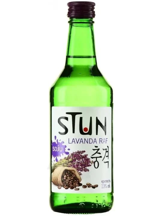 Аперитив КХАРИ Соджу со вкусом лаванды и кофе 18.2% ст/б 0.375л