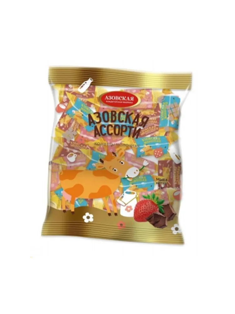 Конфеты АКФ молочные ассорти 300г