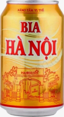 Пиво ХАНОЙ светлое фильтрованное 4.6% ж/б 0.33л