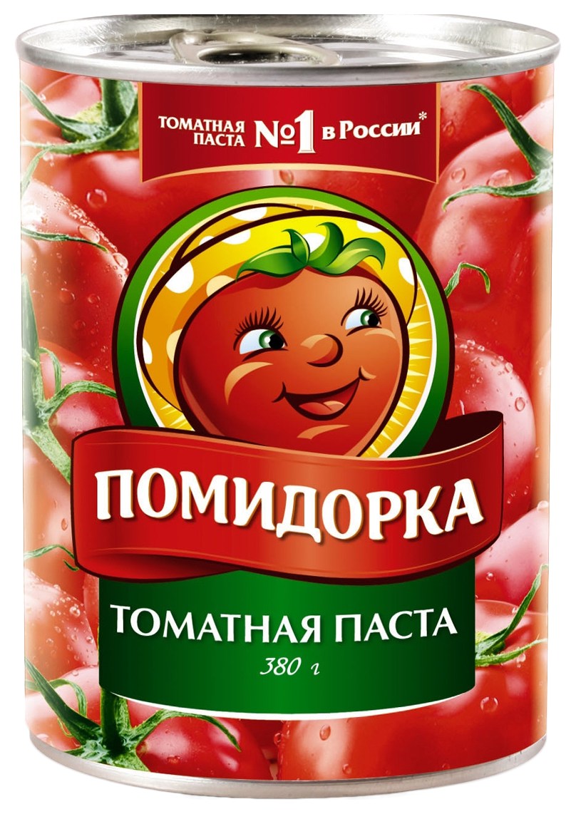 Томатная паста ПОМИДОРКА ж/б 380г