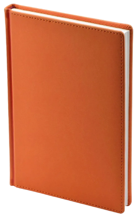 Ежедневник АЛЬТ Вельвет оранжевый линия А6 136л