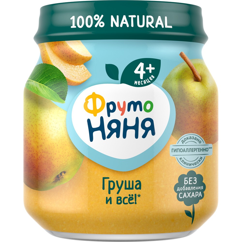 Пюре ФРУТОНЯНЯ груша ст/б 100г