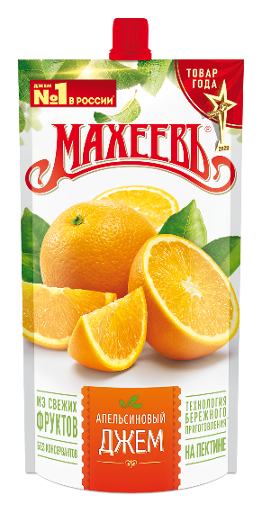 Джем МАХЕЕВЪ апельсиновый д/пак 300г