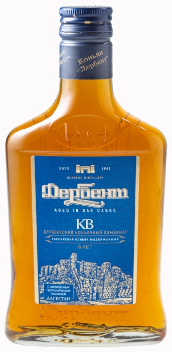 Коньяк ДЕРБЕНТ КВ 40% ст/б 0.25л