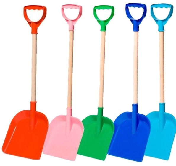 Лопатка детская ЭФФЕКТОН с деревянным черенком 63см