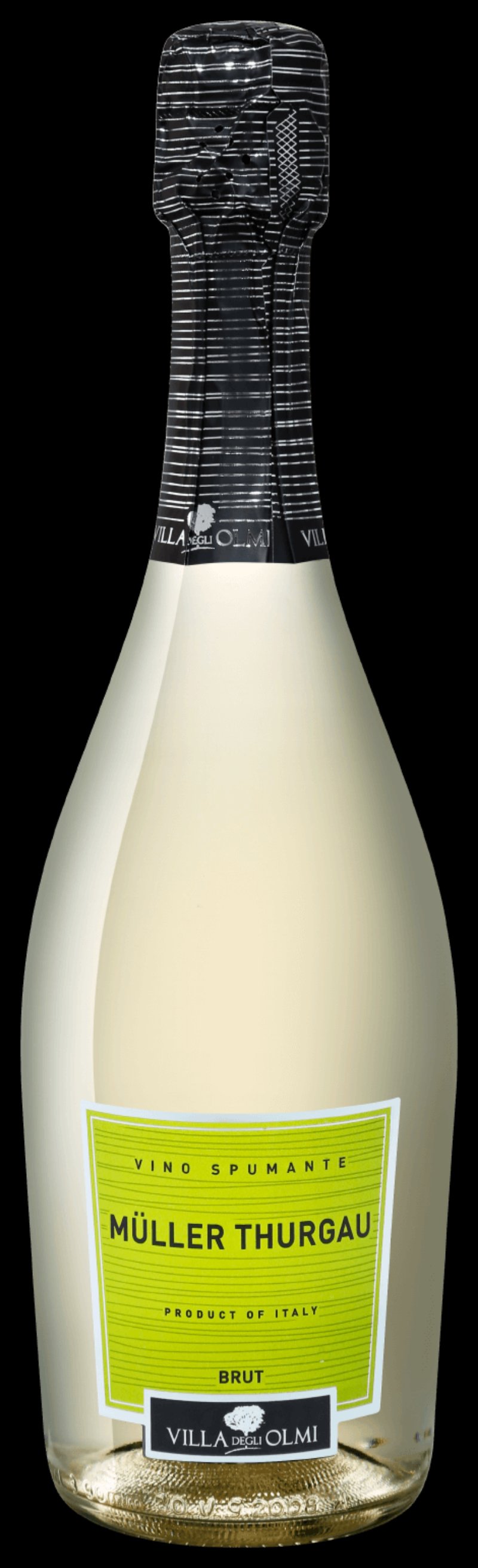 Игристое вино ВИЛЛА ДЕЛЬИ ОЛМИ Мюллер Тургау белое брют 9-15% ст/б 0.75л