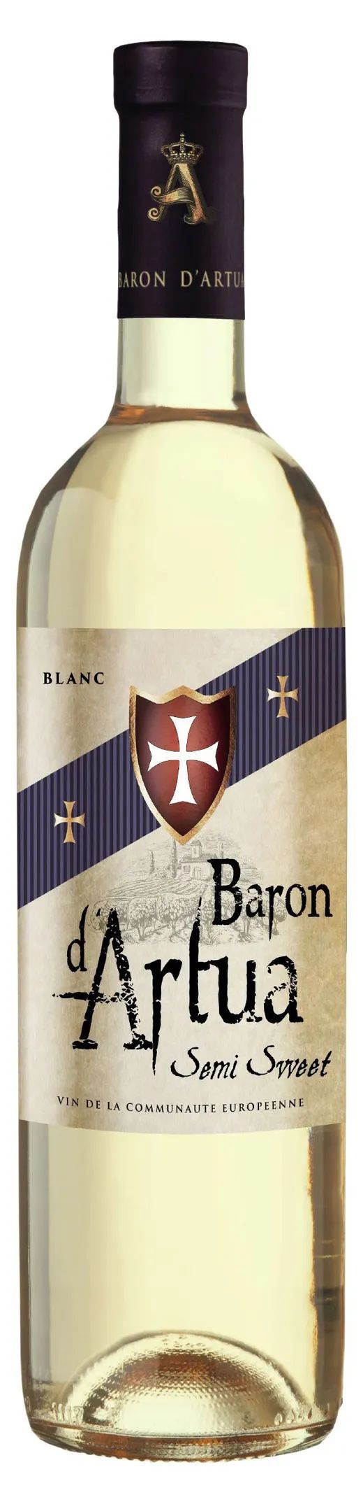 Вино БАРОН Д’АРТУА белое п/сл 11% ст/б 0.75л