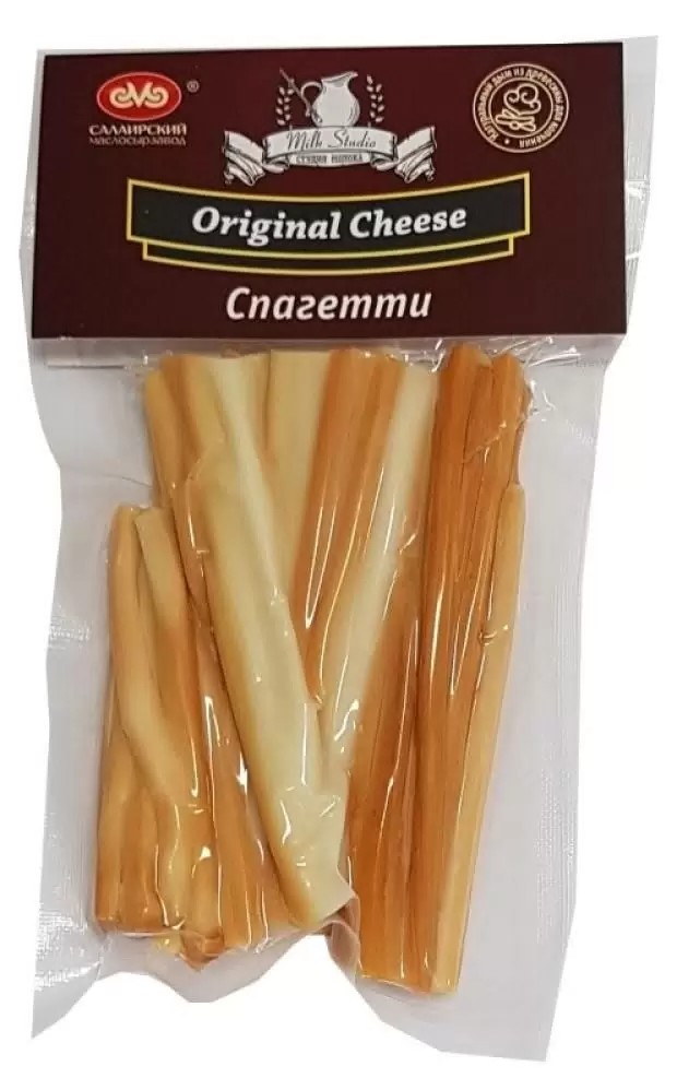 Сыр САЛАИРСКИЙ Спагетти копченые бзмж 40% 90г