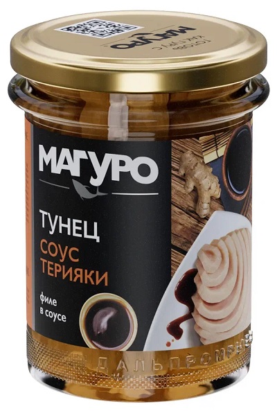 Тунец МАГУРО Терияки филе в соусе ст/б 200г