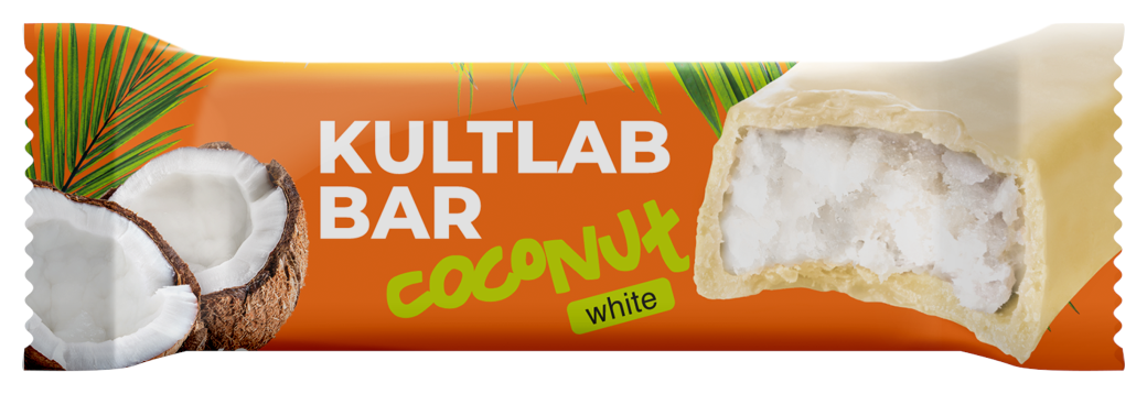 Батончик КУЛЬТЛАБ Кокос в белом шоколаде 40г