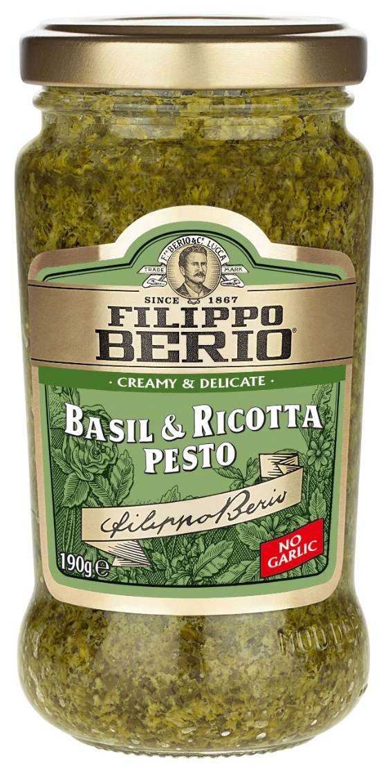 Соус песто ФИЛИППО БЕРИО базилик и рикотта ст/б 190г