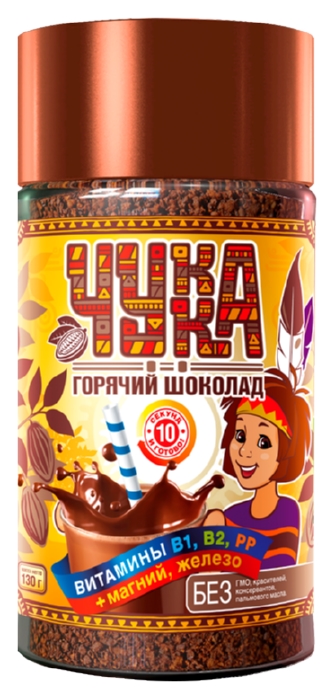 Какао ЧУККА растворимый ст/б 130г