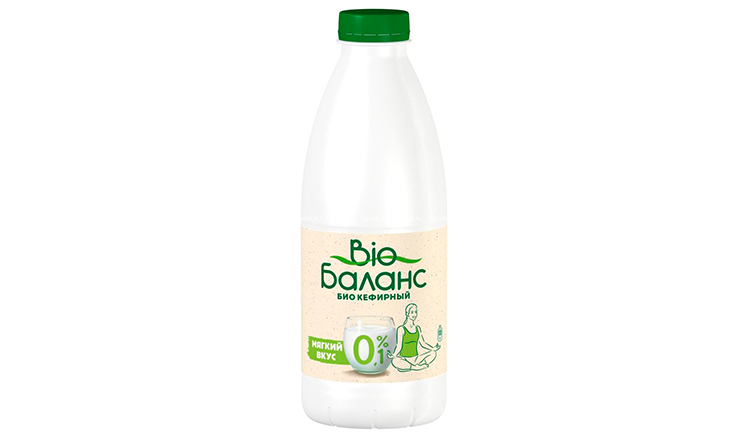 Биопродукт кисломолочный БИО-БАЛАНС кефирный с пробиотиками бзмж 0% 930г