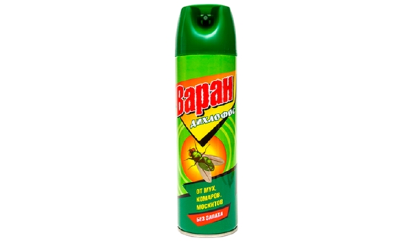Дихлофос ВАРАН универсальный от мух комаров москитов бабочек моли 440мл